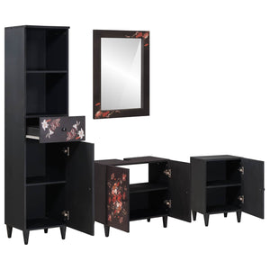 Mango Badezimmerschrank Set mit Schubladen