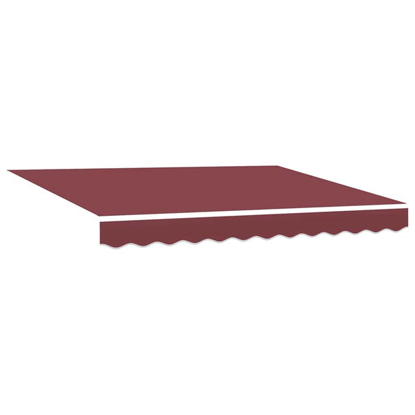 vidaXL Automatic Awning with LEDs Wine Red 300x250 cm