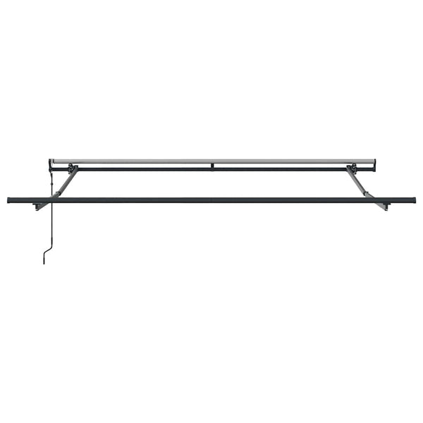 vidaXL Awning Automatic Anthracite and White 300x250 cm