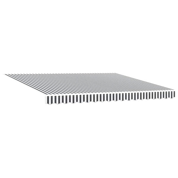 vidaXL Automatic Awning Anthracite and White 400x300 cm