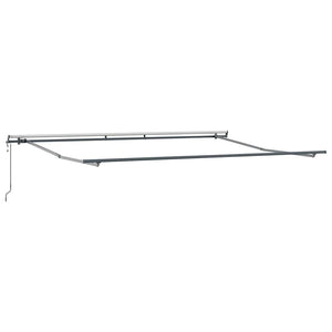 vidaXL Automatic Awning Anthracite and White 400x300 cm