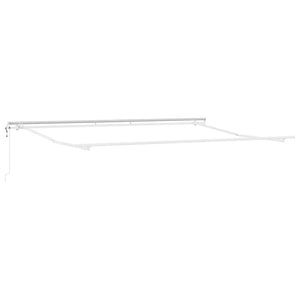 vidaXL Awning Automatic Anthracite & White 450x300 cm