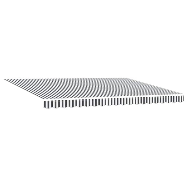 vidaXL Awning Automatic Anthracite & White 450x300 cm