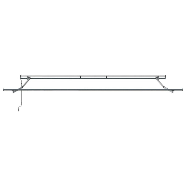 vidaXL Automatic Awning Anthracite and White 450x300 cm