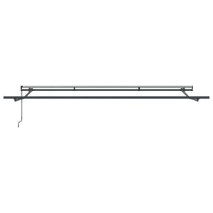 vidaXL Manual Awning Anthracite and White 500x300 cm