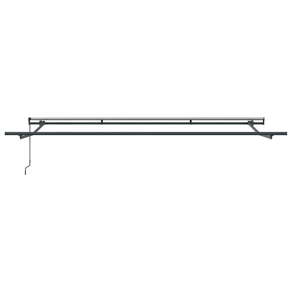 vidaXL Manual Awning Anthracite and White 500x300 cm