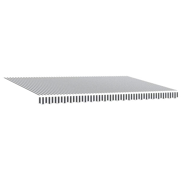 vidaXL Awning Automatic Anthracite and White 500x300 cm