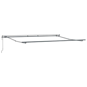 vidaXL Awning Automatic Anthracite and White 500x300 cm