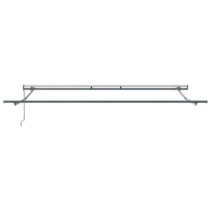 vidaXL Awning Automatic Anthracite and White 500x300 cm