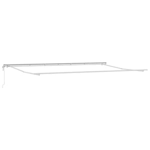 vidaXL Retractable Awning Anthracite and White 600x300 cm