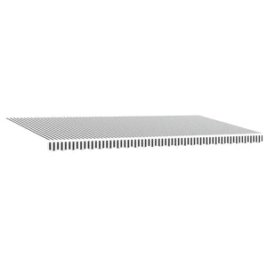 vidaXL Manual Awning Anthracite and White 600x300 cm