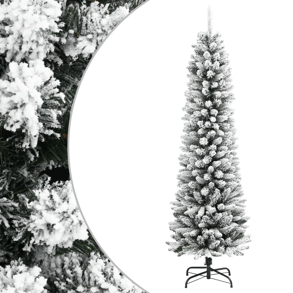 Schlanker, beschneiter künstlicher Weihnachtsbaum, 120cm