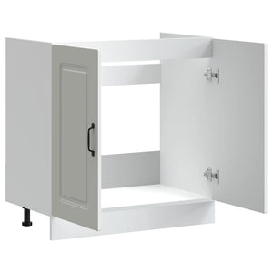 vidaXL Kalmar Sink Cabinet White 80x46x81.5 cm Engineered Wood
