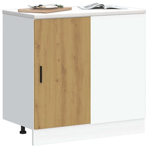 vidaXL Lyon Base Cabinet Artisan Oak Engineered Wood