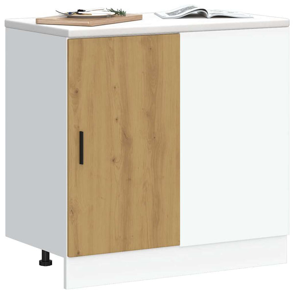 vidaXL Lyon Base Cabinet Artisan Oak Engineered Wood