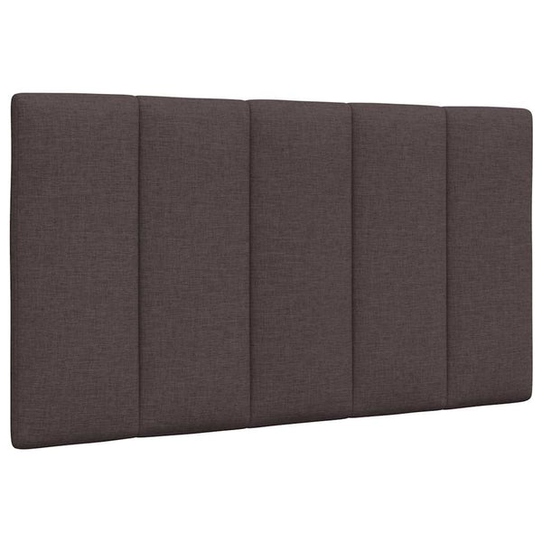 vidaXL "Hanko" Bed Frame without Mattress Dark Brown 80x200 cm Fabric