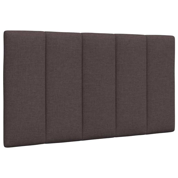 vidaXL Bed Frame without Mattress "Hanko" Dark Brown 90x190 cm Fabric
