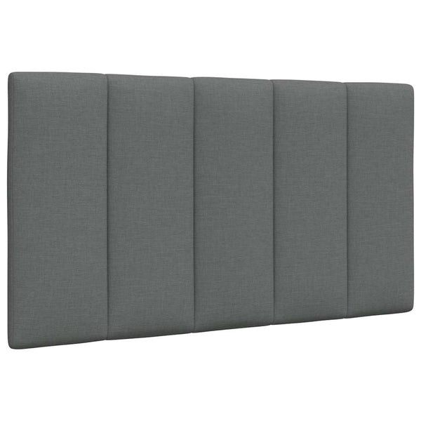 vidaXL Bed Frame without Mattress "Hanko" Dark Grey 90x200 cm Fabric