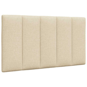 vidaXL Bed Frame without Mattress "Hanko" Cream 90x200 cm Fabric