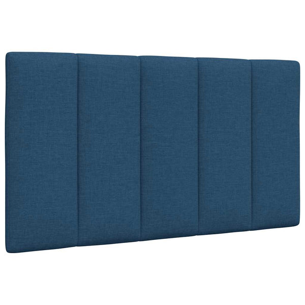vidaXL Bed Frame without Mattress "Hanko" Blue 90x200 cm Fabric