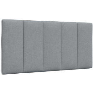 vidaXL Bed Frame without Mattress "Hanko" Light Grey 100x200 cm Fabric