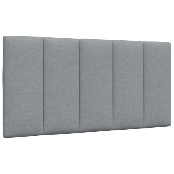 vidaXL Bed Frame without Mattress "Hanko" Light Grey 100x200 cm Fabric