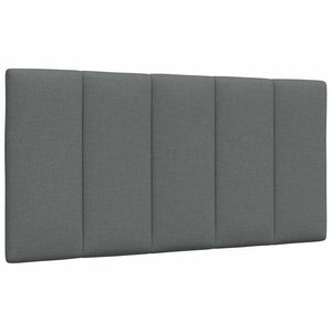 vidaXL Bed Frame without Mattress "Hanko" Dark Grey 100x200 cm Fabric