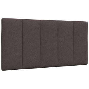 vidaXL Bed Frame without Mattress "Hanko" Dark Brown 100x200 cm Fabric