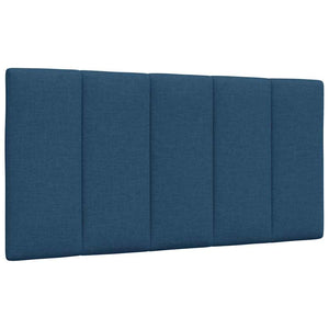 vidaXL Bed Frame without Mattress "Hanko" Blue 100x200 cm Fabric