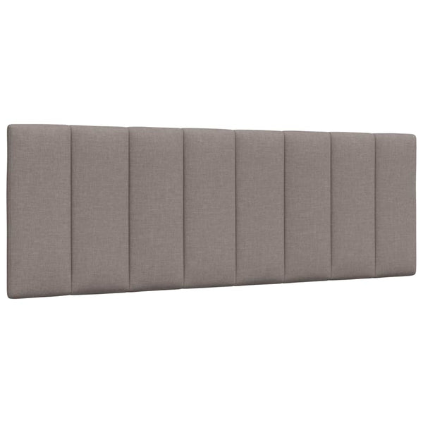 vidaXL Bed Frame without Mattress "Hanko" Taupe 140x190 cm Fabric