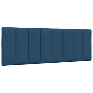 vidaXL Bed Frame without Mattress "Hanko" Blue 140x200 cm Fabric