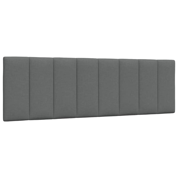vidaXL Bed Frame without Mattress "Hanko" Dark Grey 160x200 cm Fabric