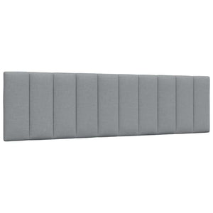 vidaXL Bed Frame without Mattress "Hanko" Light Gray 180x200 cm Fabric