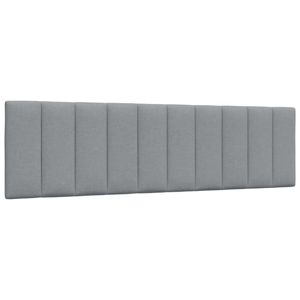vidaXL Bed Frame without Mattress "Hanko" Light Gray 180x200 cm Fabric