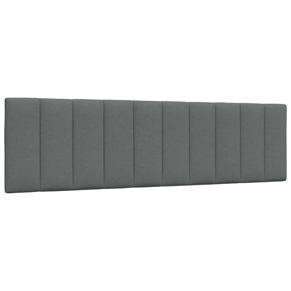 vidaXL Bed Frame without Mattress "Hanko" Dark Grey 180x200 cm Fabric