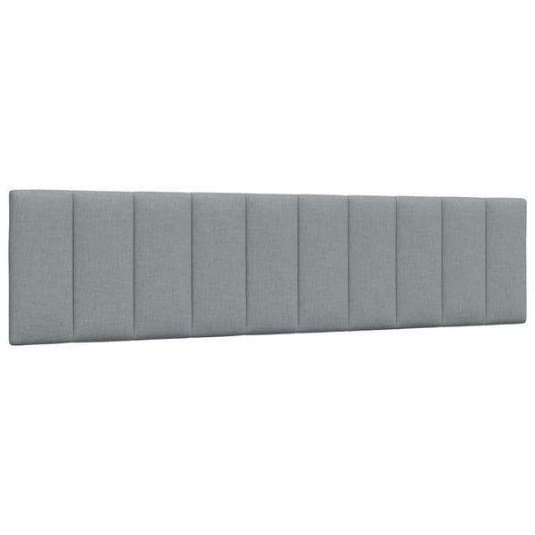 vidaXL Bed Frame without Mattress "Hanko" Light Gray 200x200 cm Fabric