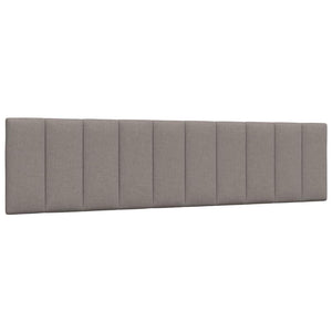 vidaXL Bed Frame without Mattress "Hanko" Taupe 200x200 cm Fabric