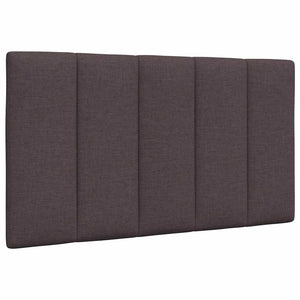 vidaXL "Hanko" Bed with Mattress Dark Brown 80x200 cm Fabric