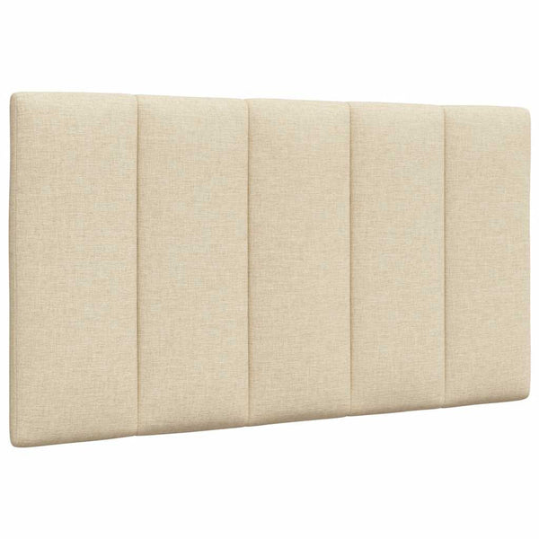 vidaXL Bed with Mattress "Hanko" Cream 80x200 cm Fabric