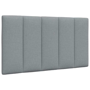 vidaXL Bed with Mattress "Hanko" Light Grey 90x200 cm Fabric