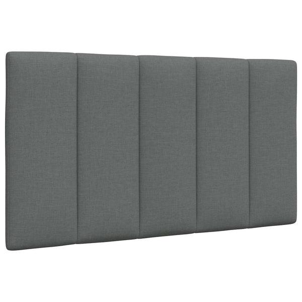 vidaXL Bed with Mattress "Hanko" Dark Gray 90x200 cm Fabric
