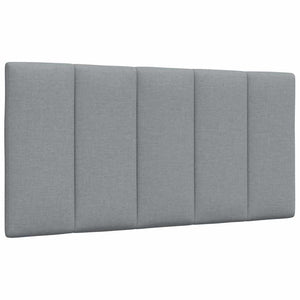 vidaXL Bed with Mattress "Hanko" Light Grey 100x200 cm Fabric