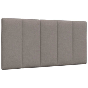 vidaXL Bed with Mattress "Hanko" Taupe 100x200 cm Fabric