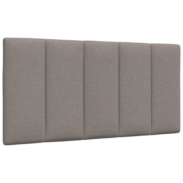 vidaXL Bed with Mattress "Hanko" Taupe 100x200 cm Fabric