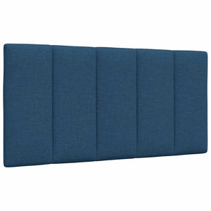 vidaXL Bed with Mattress "Hanko" Blue 100x200 cm Fabric