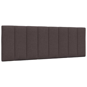 vidaXL "Hanko" Dark Brown Bed with Mattress 120x200 cm Fabric