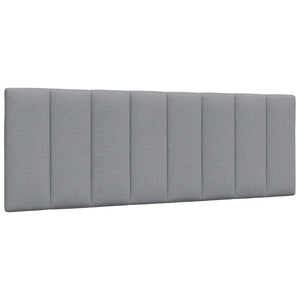 vidaXL Bed with Mattress "Hanko" Light Grey 140x200 cm Fabric