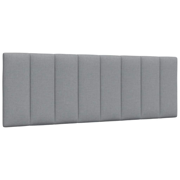 vidaXL Bed with Mattress "Hanko" Light Grey 140x200 cm Fabric