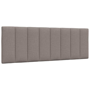 vidaXL Bed with Mattress "Hanko" Taupe 140x200 cm Fabric