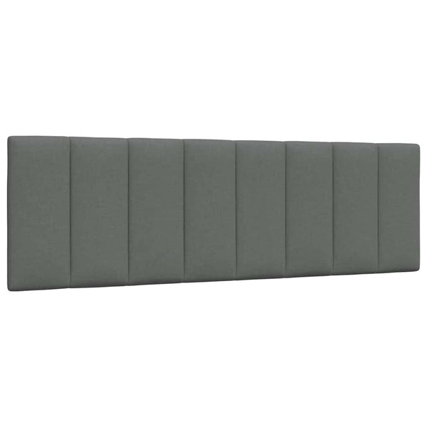 vidaXL Bed with Mattress "Hanko" Dark Grey 160x200 cm Fabric